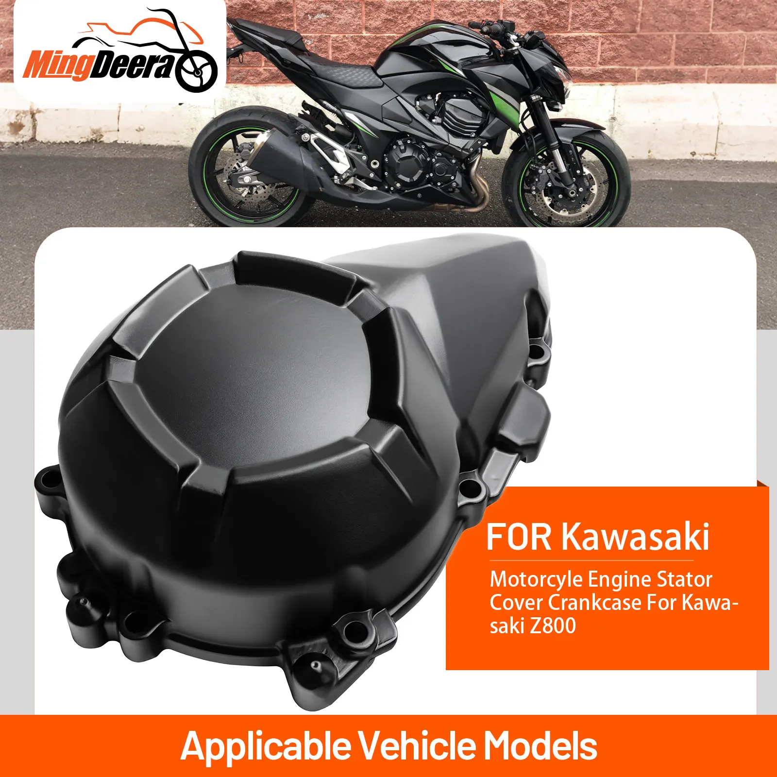 

Motorcycle Engine Stator Crankcase Gasket Right Engine Stator Cover For Kawasaki Z800 2013-2018 Cover Guard Cap Lid Protector