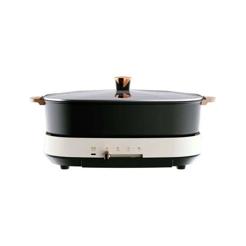 

Cooking pot, barbecue pot, household electric hot pot, grilling, rinsing
