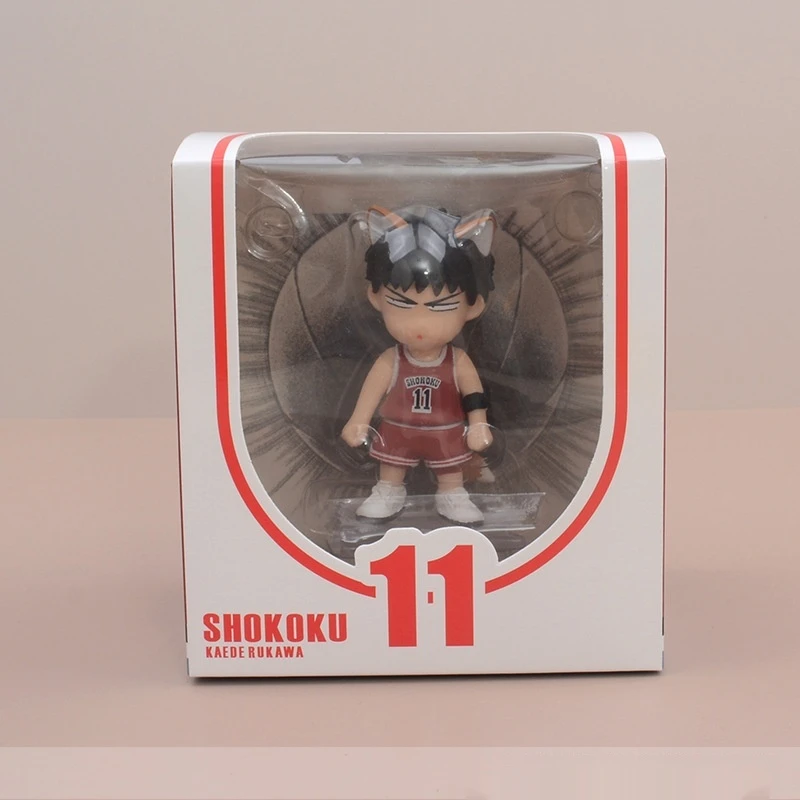 8.5cm Anime Slam Dunk Rukawa Kaede Sakuragi Hanamichi Action Figure Tabletop Decoration Collection Pvc Model Children Toys Gift