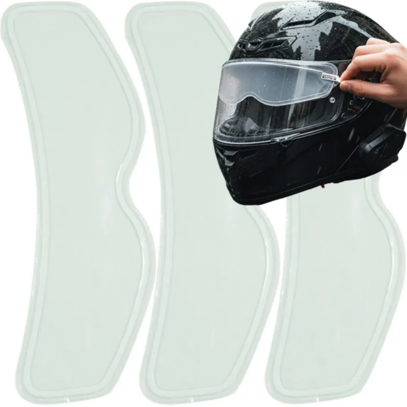 

Rainproof and Anti-fog Film for Motorcycle Helmet Anti-Fogging Stickers for Riders Winter Cold Weather Thin Motor Helmets Parts