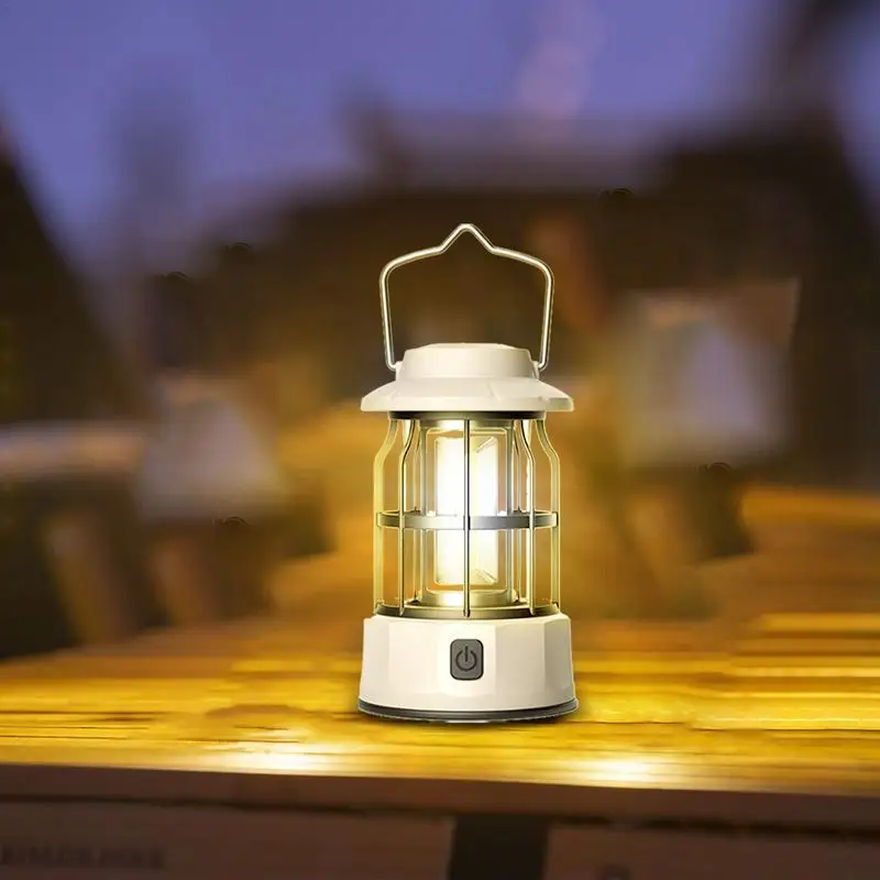 Linterna de Camping para exteriores, luz COB impermeable para acampar al aire libre, lámpara de luz para acampar, linterna colgante portátil recargable