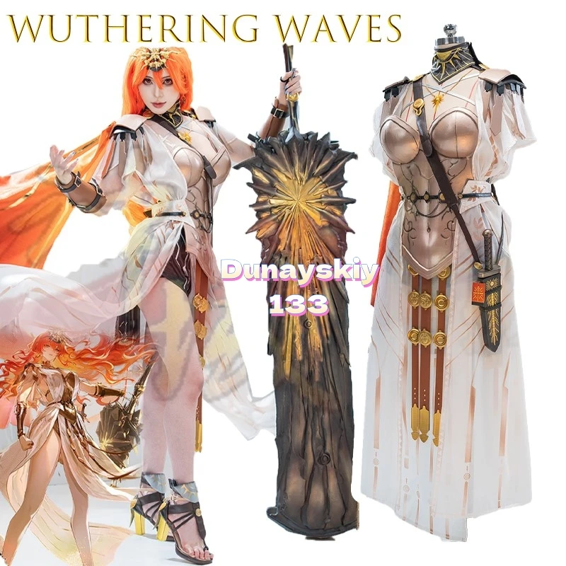Wuthering Waves Augusta Cosplay Outfit - Anime Game Full Set Costume Sexy Style Halloween Christmas & Role Play Cosplay