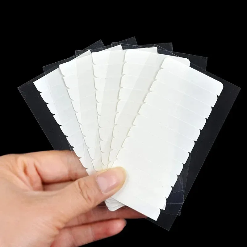 Full Shine White Adhesive Waterproof Replace Tape For Remy Tape Hair Extensions No Shine 0.8*4cm