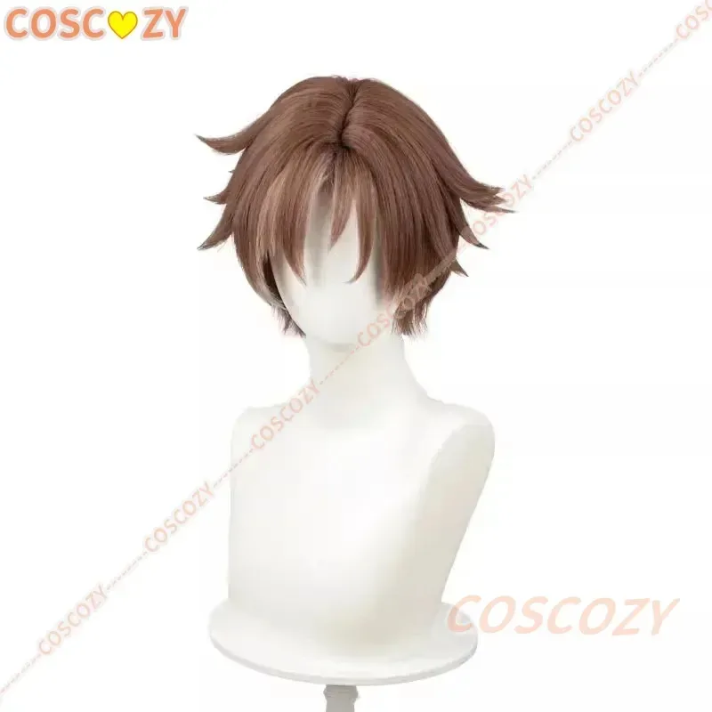

2025 22 Cosplay Game Wuthering Waves New Character Xiangli Yao Short Hair Men Male Brown + Free Wig Cap for C