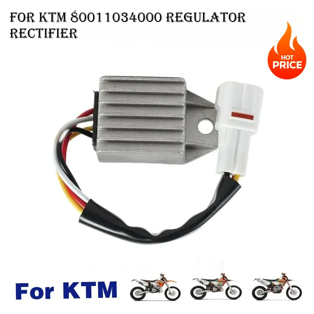 

Регулятор напряжения-выпрямитель для KTM 150 250 EXC Racing 450 300 525 XC-G 530 660 EXC-G XC-W EXC-E XC EXC-F XCF-W XC-F 80011034000