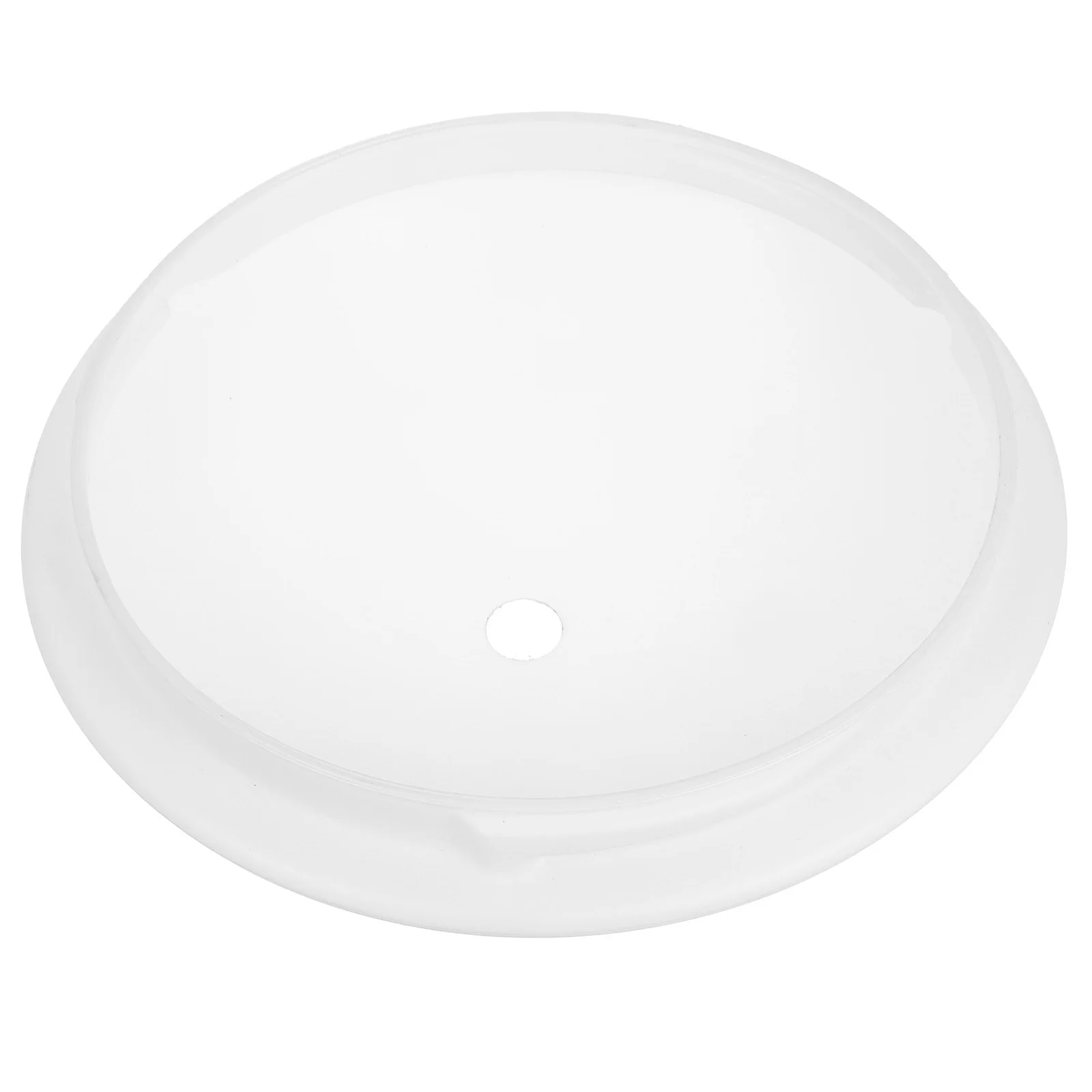 

Plastic Round Ceiling Light Shade Cover with Hole Circular Lamp Cover Replacement Dome Lampshade Protector for Home Indoor Use