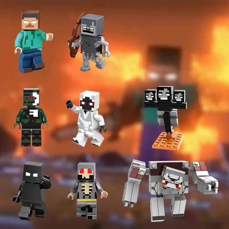 شخصيات لعبة وورلد أوف ووركرافت 2024 الجديدة، قرية مزعجة تصدر أصواتًا، حارس يتفاعل معه الأصوات، ألعاب جيش للأطفال