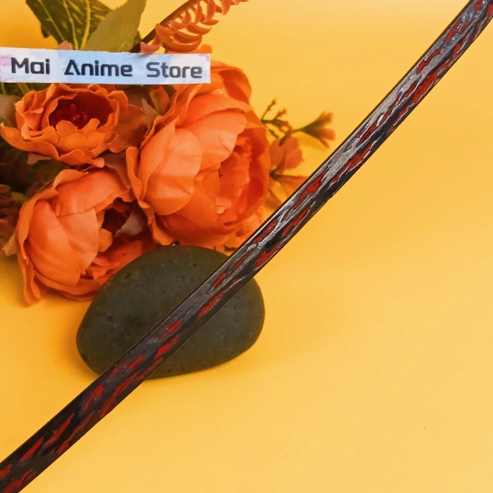 10in أنيمي بليتش Ulquiorra كاتانا الحجم الحقيقي كاتانا الأصلي الساموراي صابر أيزن السيف المعادن النينجا شفرة سكين لعبة غير حادة هدية #3