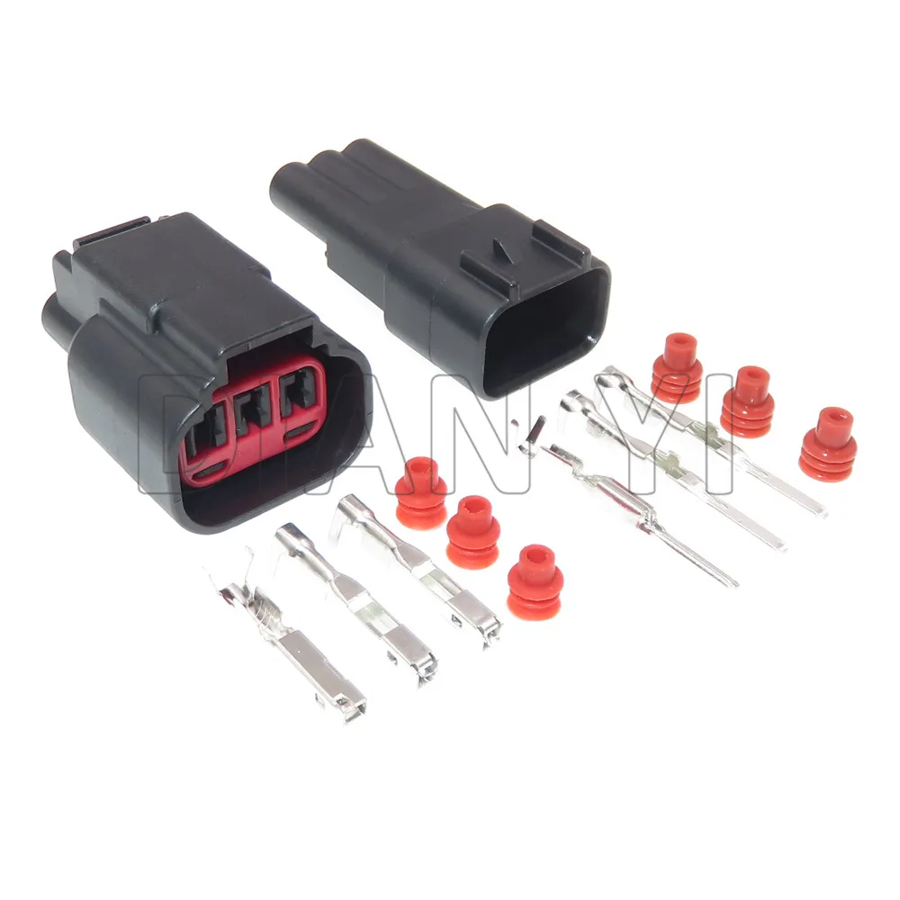 1 Set 3 Way AC Assembly Auto Crankshaft Camshaft Sensor Plugs For Ford Mondeo Focus Mazda Automotive Waterproof Connector