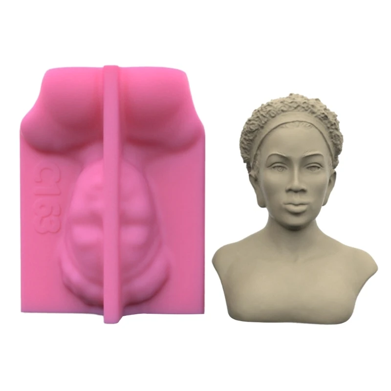 

Mini Avatar Ornament Silicone Gypsum Molds for Home Decor Jewelry Tool NEW