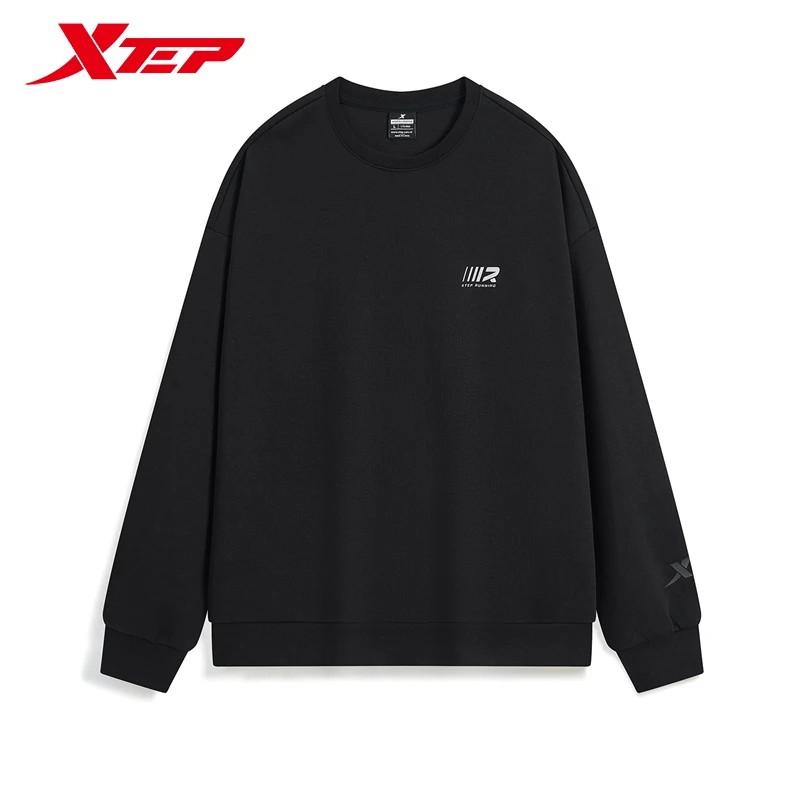 Xtep Pullover Hoodie For Men And Women 2024 Autumn Comfortable Soft Sweatshirt Leisure Athletic Outdoor Tops 876327930169