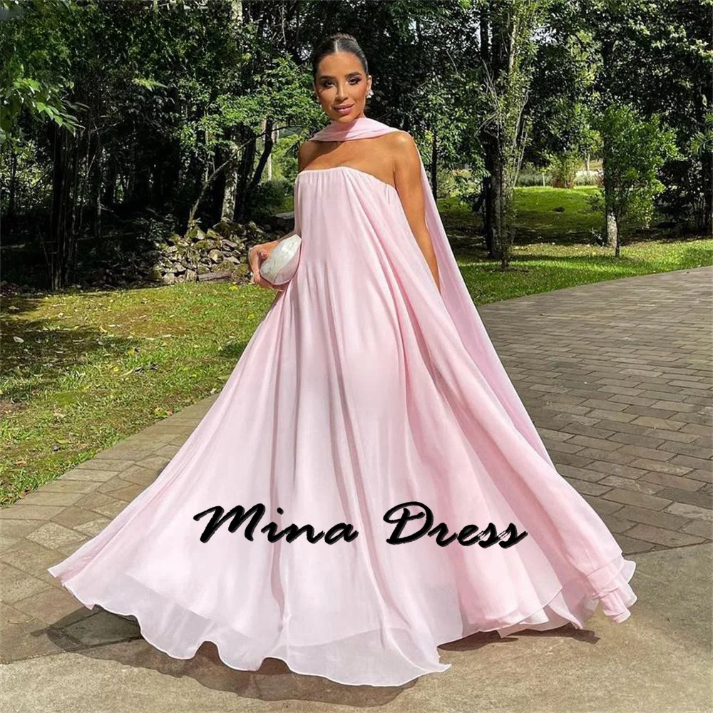 

Mina Customized Backless Ball Gowns Sleeveless Evening Dresses Woman Elegant Party Dresses for Women 2024 Graduation Dress Es