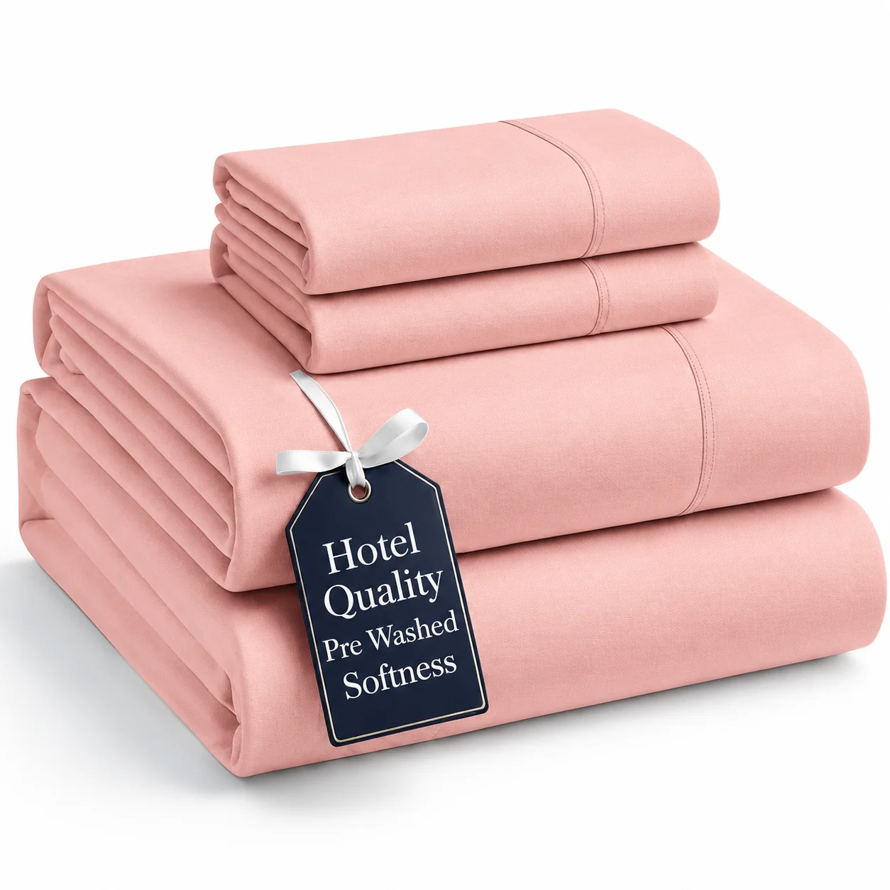 3/4pcs  Bamboo Sheet Set, Twin/Full/Queen/King Size, Ultra Soft Breathable Hotel Style Bedding, 15 Inch Deep Pocket Fitted Sheet, Wrinkle Resistant & Machine Washable Bed Sheets
