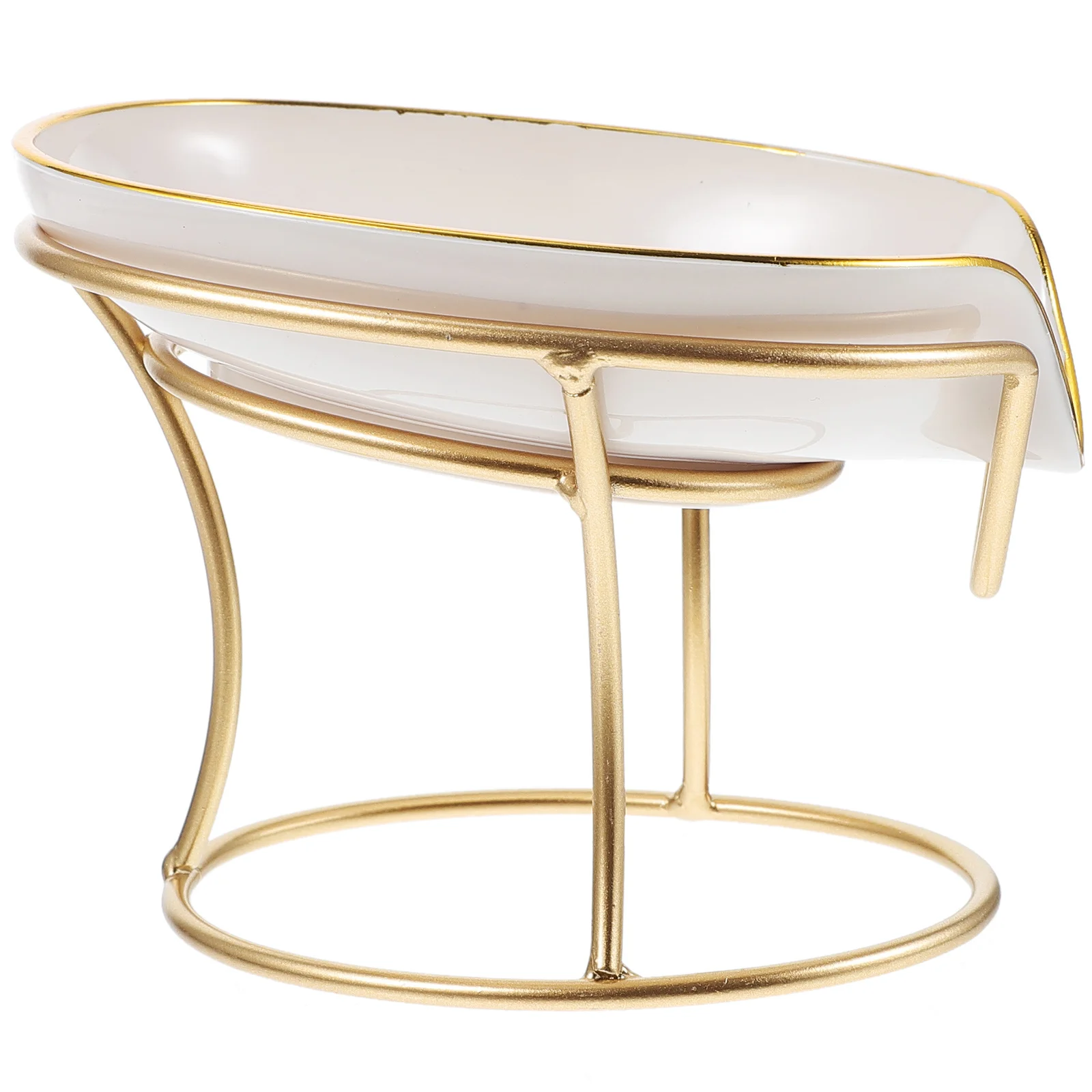 

Sturdy Soap Draining Tray Detachable Household Soap Holder for Shower Countertop Drying Rack Storage Dish Modern Style