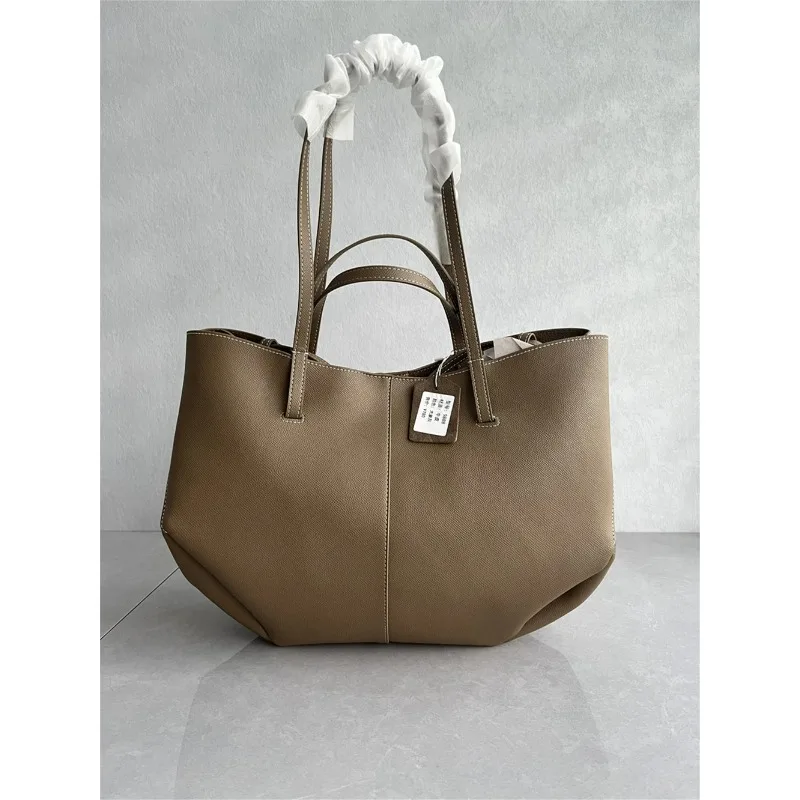 For Genuine Leather Wing Bag Large Capacity Luxury Handbag Simple Fashion Shoulder Bag Women Commute Crossbody Bag