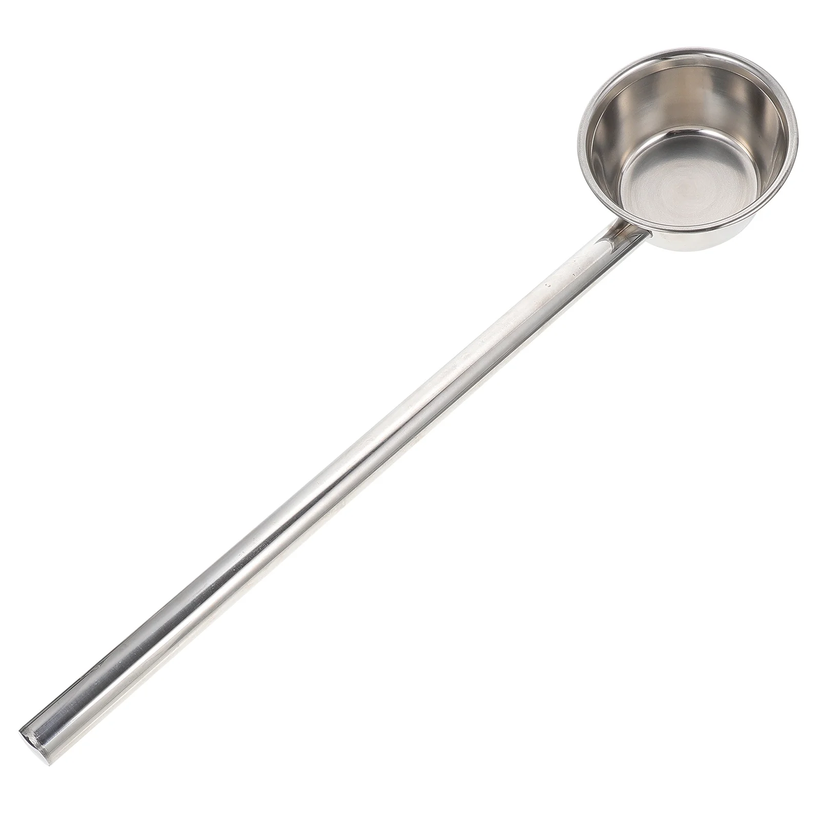 

Long Handle Water Spoon Stainless Steel Scoop Bucket Tub Soup Ladle Kitchen Gadget for Canteen Miss