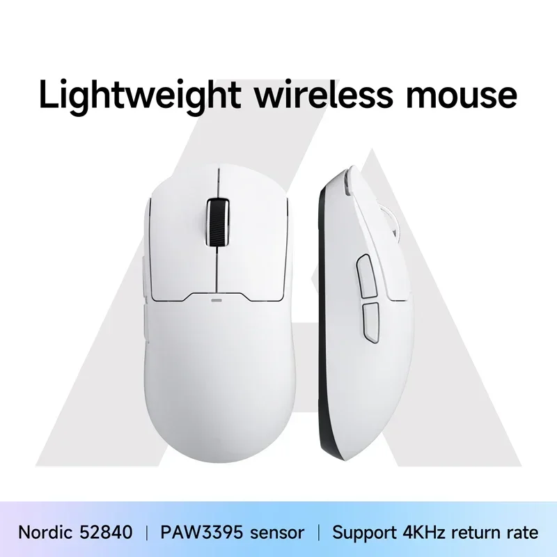 

PYLV X MCHOSE A5 4KHz Wireless Bluetooth Mouse PAW3395 26000DPI Optical Sensor Esports Lightweight Gaming Mouse Accessories