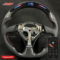 ICF 100% Real Carbon Fiber LED Steering Wheel for  Toyota Supra MR-2 Spyder,Celica,Supra MK4 ALTEZAJZX A80