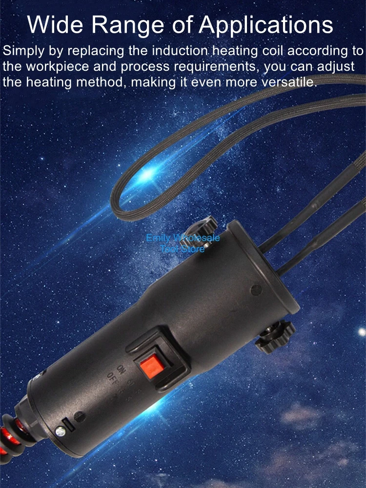 220V High-Frequency Electromagnetic Induction Heater, Screw Induction Heater, Automotive Repair Heater