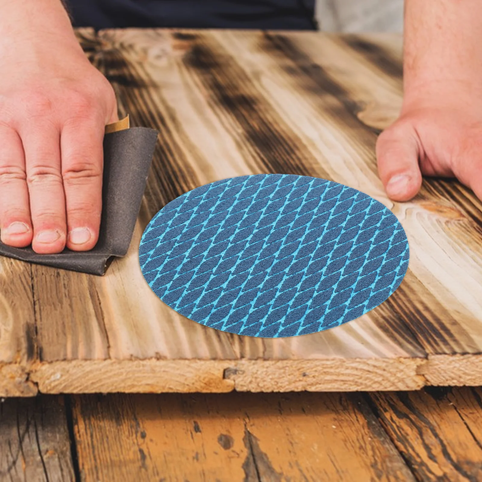 20 قطعة أقراص الصنفرة للخشب المعادن تلميع اللون المرمزة الأزرق لاصق الرملي أقراص لأدوات ساندر الحفر إصلاح السيارات #4