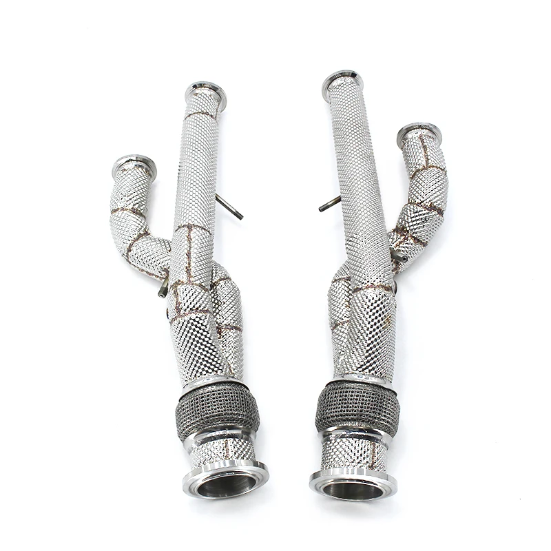 Exhaust Straight Downpipe For Lamborghini Aventador LP700-4 6.5 2011-2016 Turbine engine manifold Downpipe Exhaust