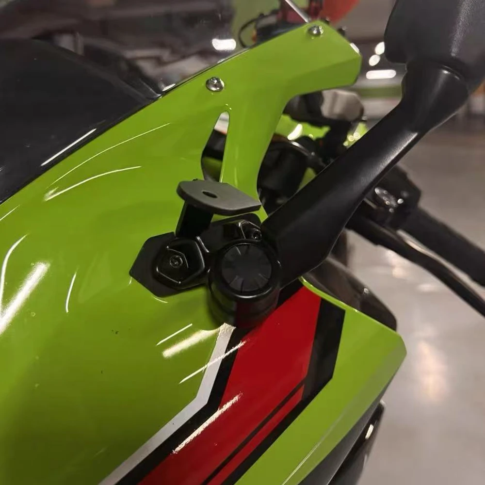 Motorcycle Sports Camera Bracket For Kawasaki ZX4RR ZX4R ZX25R Driving Recorder Spotlight Base Mount Cover