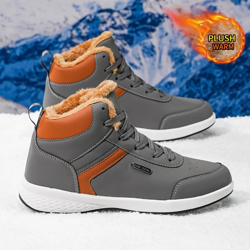 Brand New Winter Boots for Men Women Snow BareFoot Outdoor Non-slip Warm Fur Casual Sneakers Plus Size Ankle Boots Hiking Shoes