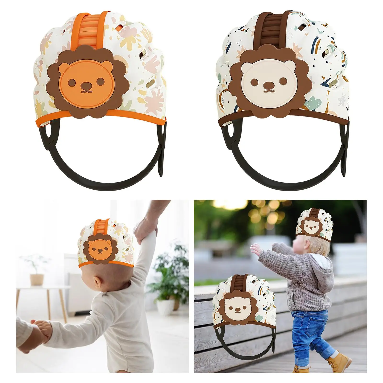 

Baby Helmet Head Cushion Protector Hat Baby Headguards for 6-24 Months