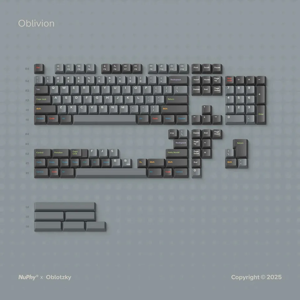 キーボード NuPhy x Oblotzky Oblivion Berry Profile S1df15a4b2f674d708d6814396b731