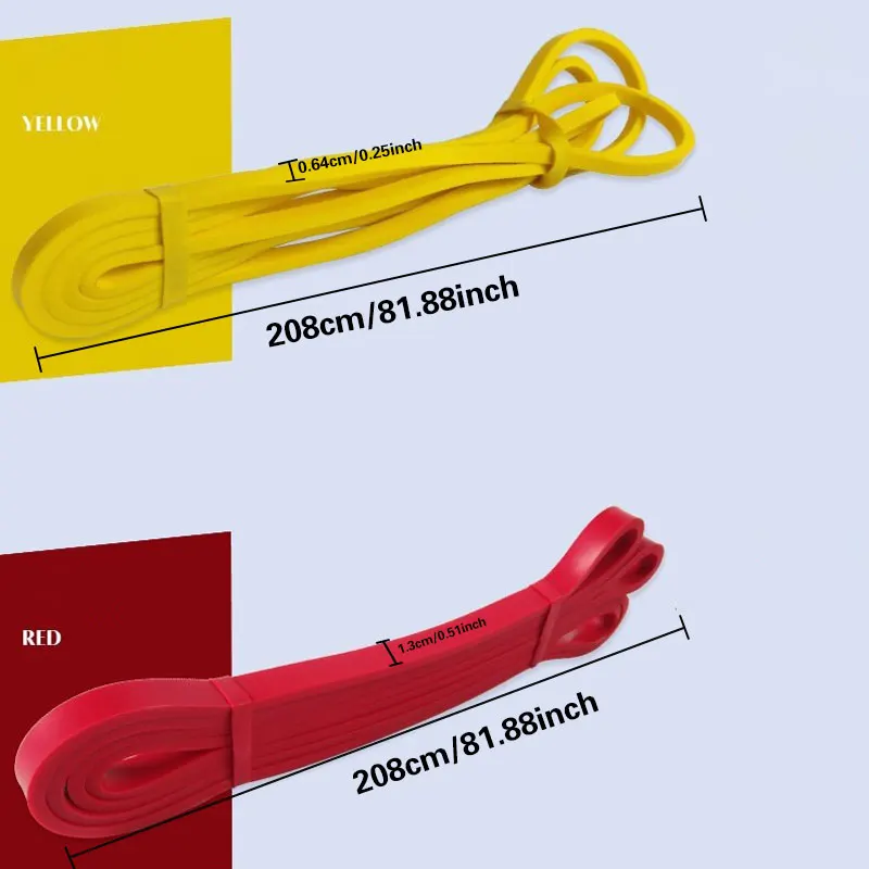 1 шт., латексная растягивающаяся лента для фитнеса, эспандер для упражнений, эластичный шнур для подтягивания, растягивающийся шнур из ТПЭ