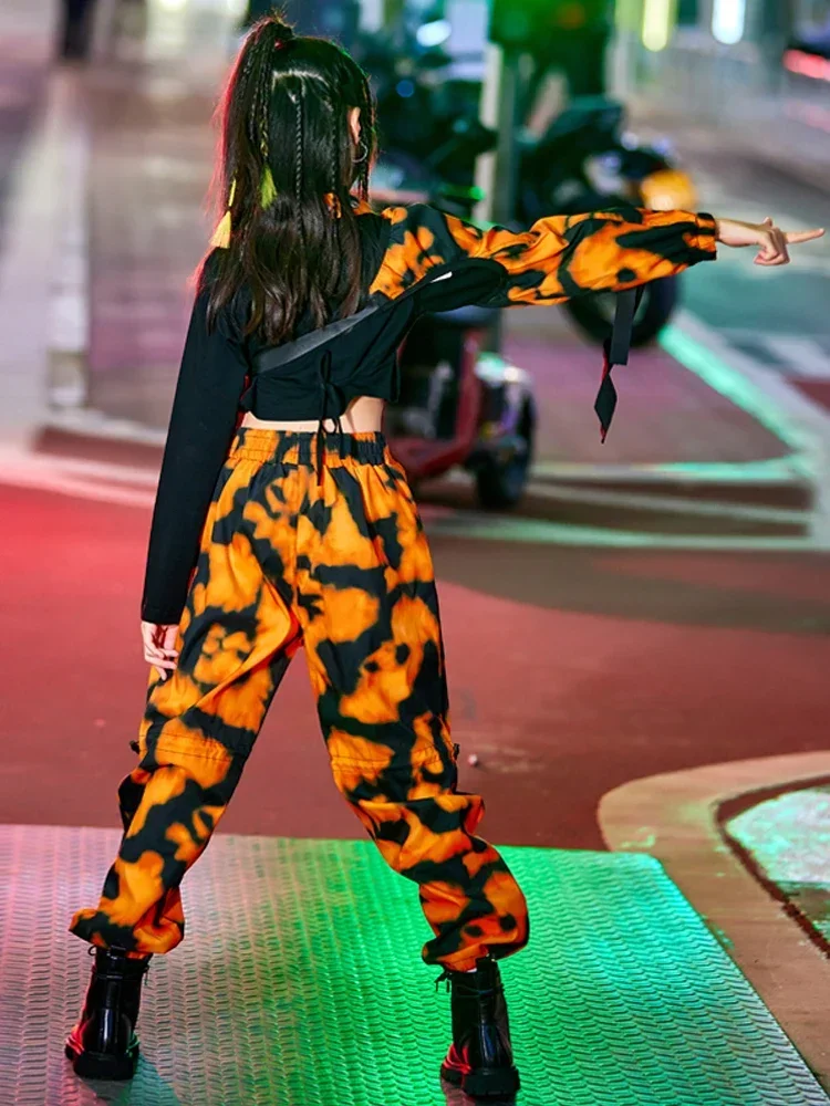 초등학교 재즈 댄스 의상 힙합 힙합 쿨 걸스 힙합 봄 여름 새로운 공연 의상