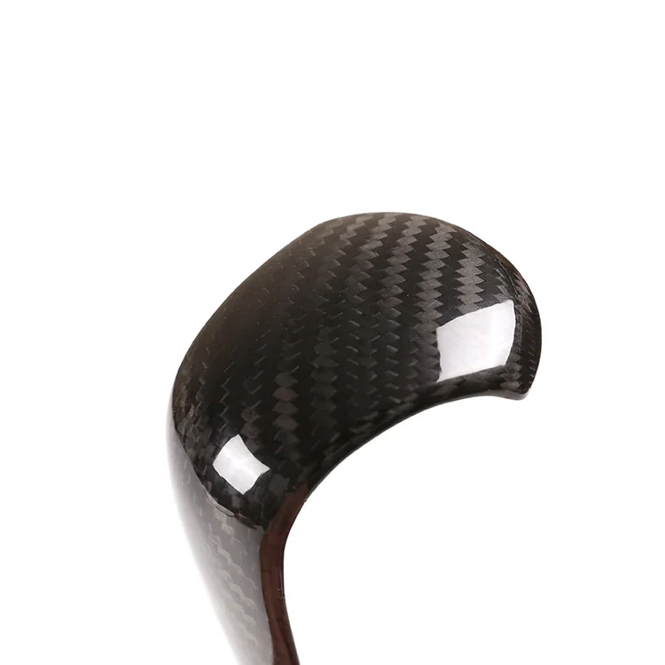 

Real carbon fiber car gear knob interior trim cover