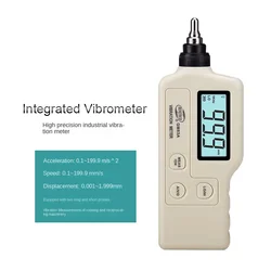 Gm63a Vibration Measurer Portable High-Precision Handheld Seismograph Probe Vibration Tester Motor Detection
