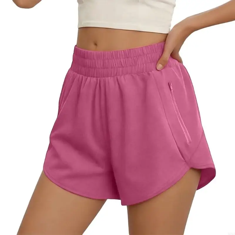 2026 New Women's Casual High Waist Summer Shorts Breathable Fabric Elastic Waist For Outdoor activity And Leisure Wear Comfort