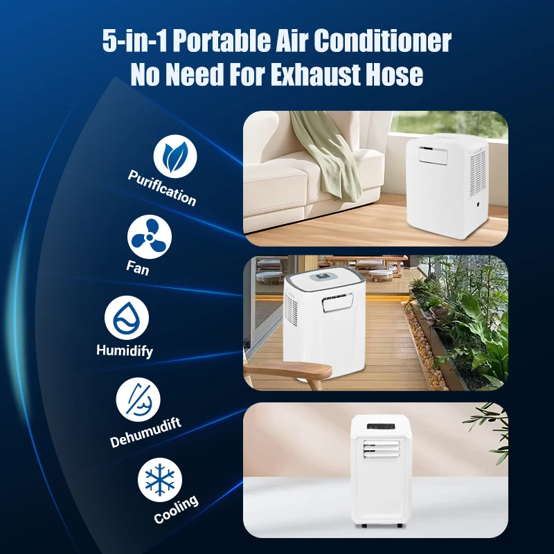 Hoseless 2000-3000btu Factory Direct Portable Mobile Type air Conditioner Hvac air Conditioning System Movable air Conditioners