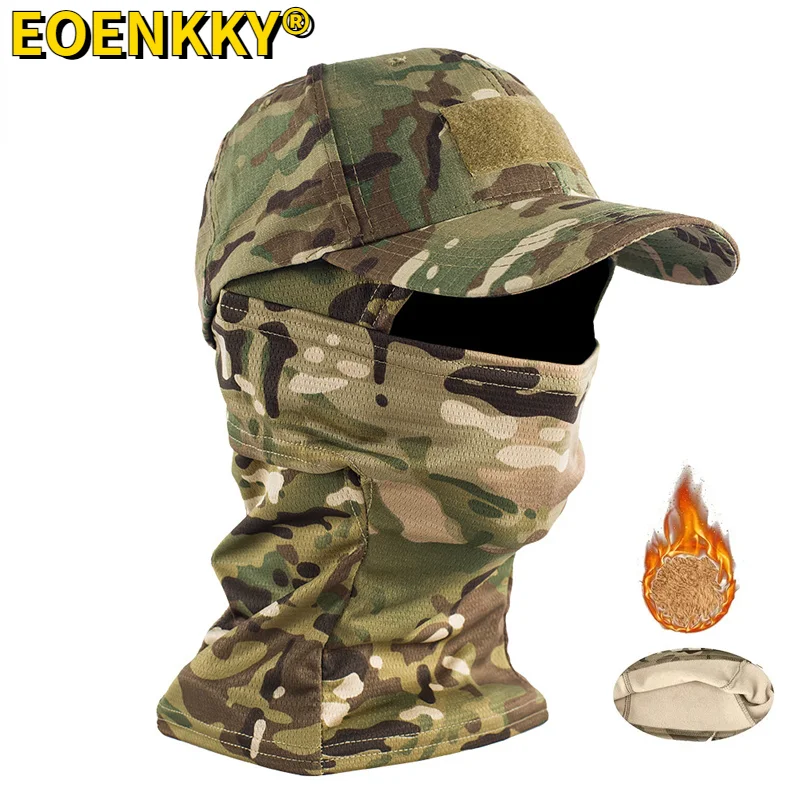 

Fishing and Hunting Tactical Baseball Cap + Tactical Visor 7.62 Sun and Wear Resistant Outdoor Camouflage