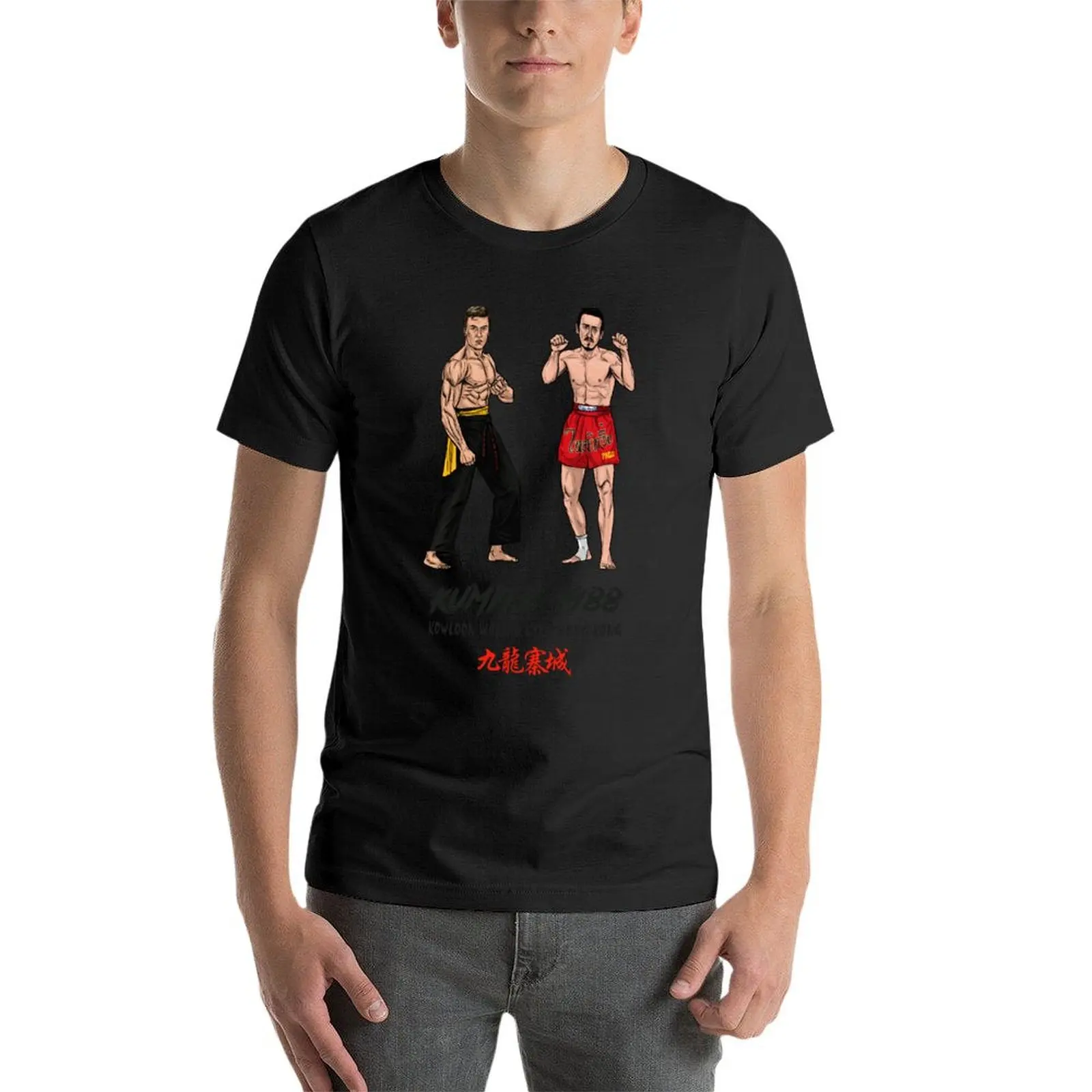 Kumite 1988 Ninjitsu Vs Muay Thai T-Shirt sublime boys whites workout shirts for men image 4