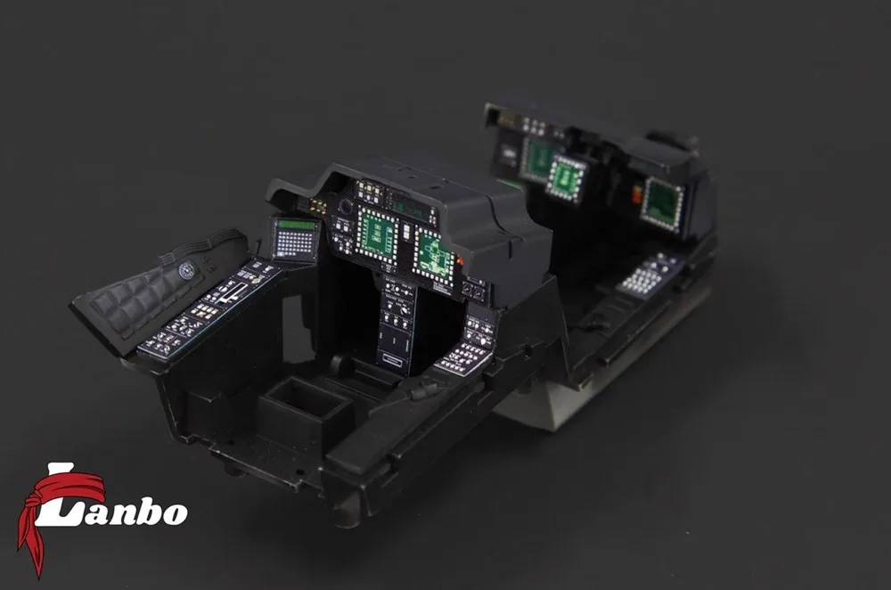 Lanbo Modelli 3D Colorato Cockpit 35101 1/35 AH-64DLONGBOW APACHE PER MENG