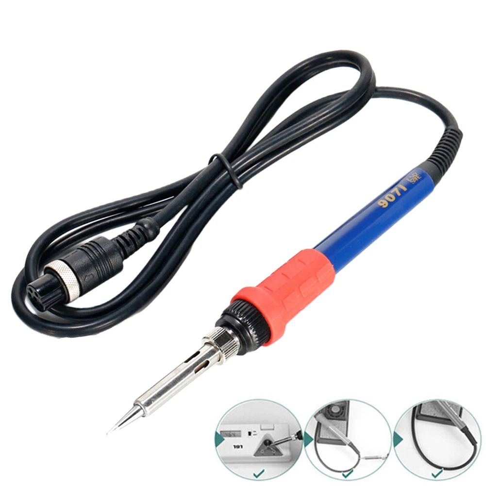 

907I 6Pin Handle Soldering Iron For 939BD+ 898BD+ 995D 853D Solder Station Welding Equipment Soldering Station Tools Replace