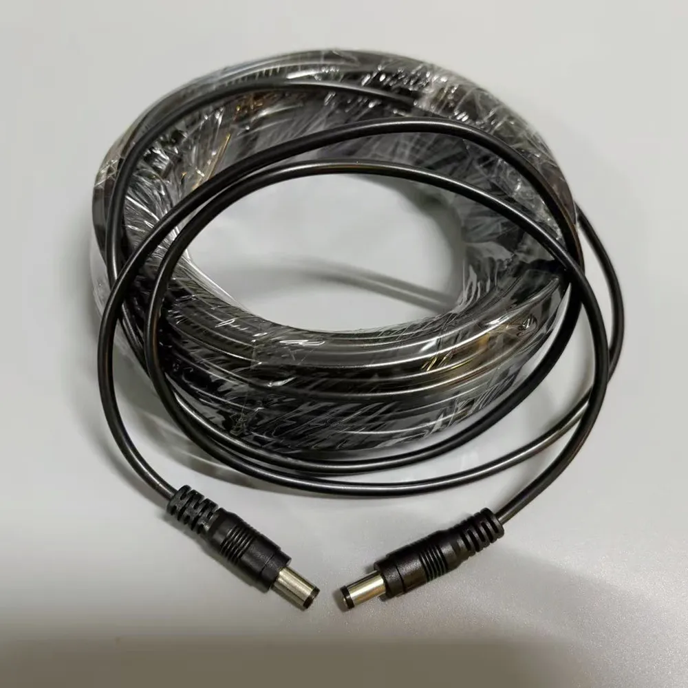 

DC Power Extension Cable 5.5 x 2.1mm Male To Male Plug Connectors 12V CCTV Camera Adapter Cord 1M/3M/5M/10M/20M