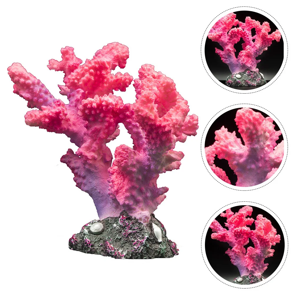 

1Pcs Simulation Coral Resin Crafts Vivid Figure Aquarium Decor Micro Landscape DIY Living Room Bedroom Office Gift