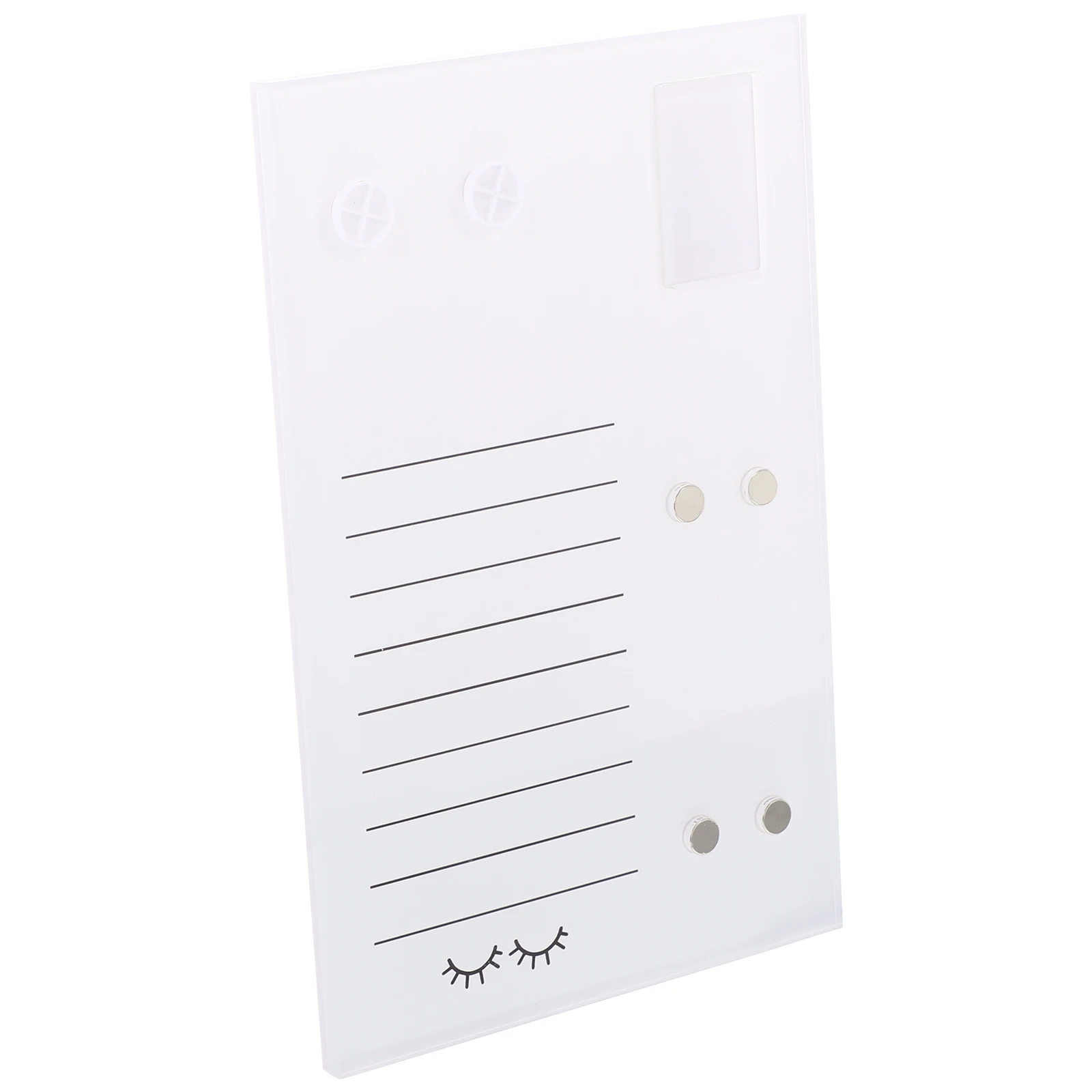 Eyelash Spacer Tray Pallets Acrylic Bench Magnetic Board Lash Tile Eyelash Extension Plates Trays For Beginners Professional Use