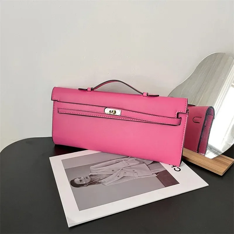 

Elegant Classic Leather Handbag For Ladies Simple Fashion Shoulder Bag Party Commuting Bag Women PU Leather Bag