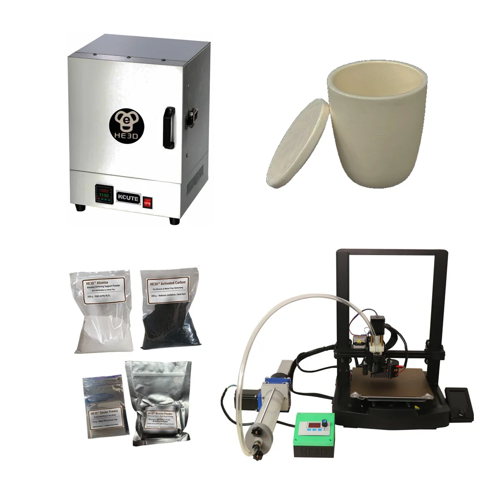 

3D печь для печати на металлической глине и спекания Полный комплект оборудования Печать на металлической модели