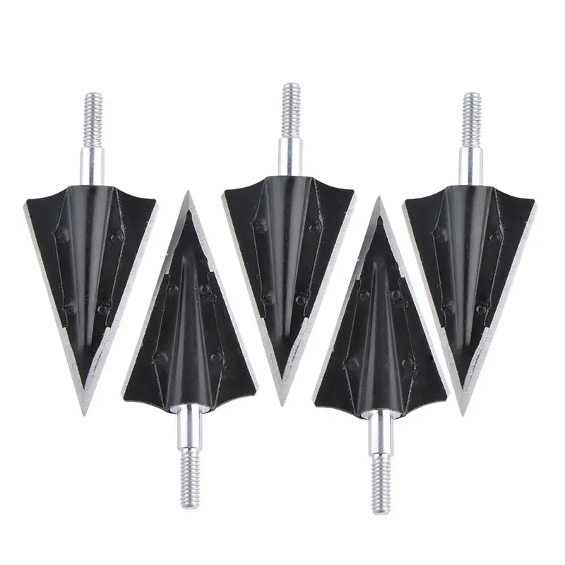 Archery Sharps Blades Arrowhead 125 Grain Broadheads Hunting Arrow Tips Universal threaded Bolts Arrow