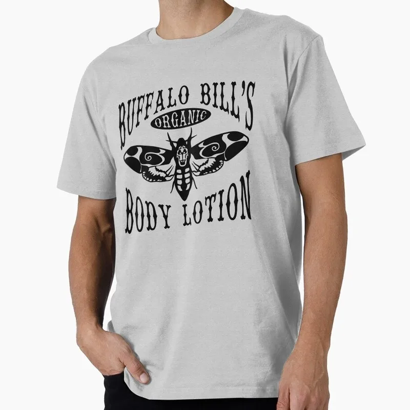 The Silence of the Lambs Horror Movie Graphic T-Shirt, Buffalo Bills Body Lotion Death's Head Moth Halloween Gift, Unisex Tee