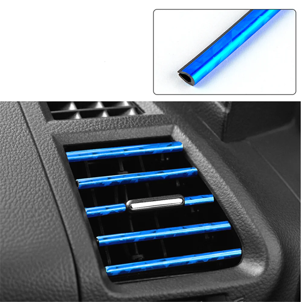 10pcs Car Accessories decorative strip for Toyota Corolla Camry CHR GT86 Rav4 Yaris FT86 FR-S Accessories