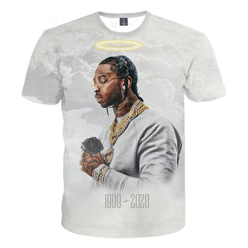 2024 Pop Rapper Pop Smoke 3D Printed T-Shirt Rapper Pop Smoke Hip Hop Cool Guy Women T-Shirt Hip Hop Crew Neck Top Short Sleeve