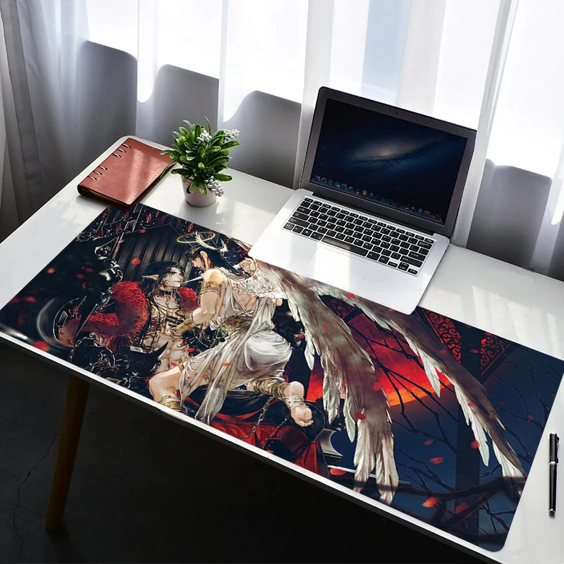 لوحة ماوس مطاطية ملحقات الألعاب PC Tian Guan Ci Fu Gamer Cabinet Carpets Office Computer Desk Mat وسادات لوحة المفاتيح #5