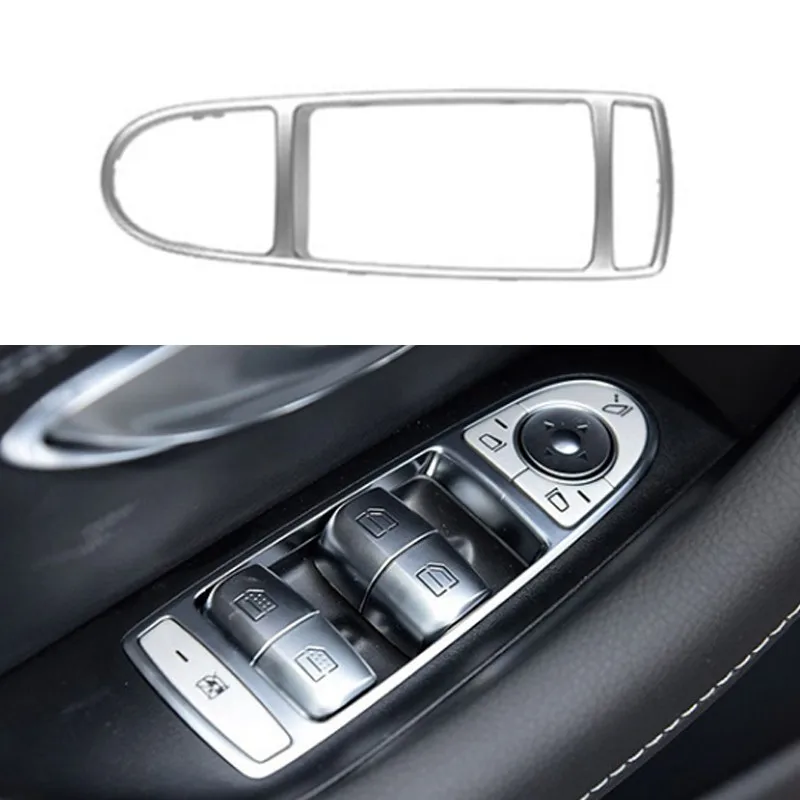 A98M نافذة السيارة التبديل لوحة الرفع ل C E S GLC فئة مساند للذراعين باب اكسسوارات السيارات الداخلية